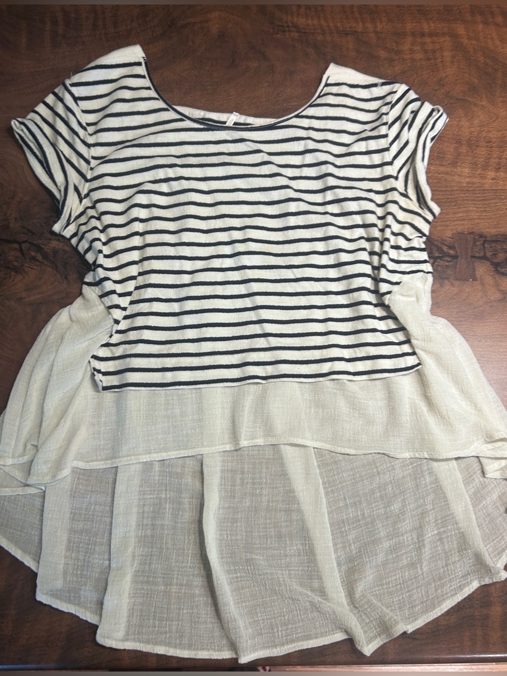 Free People French Kiss Striped Top